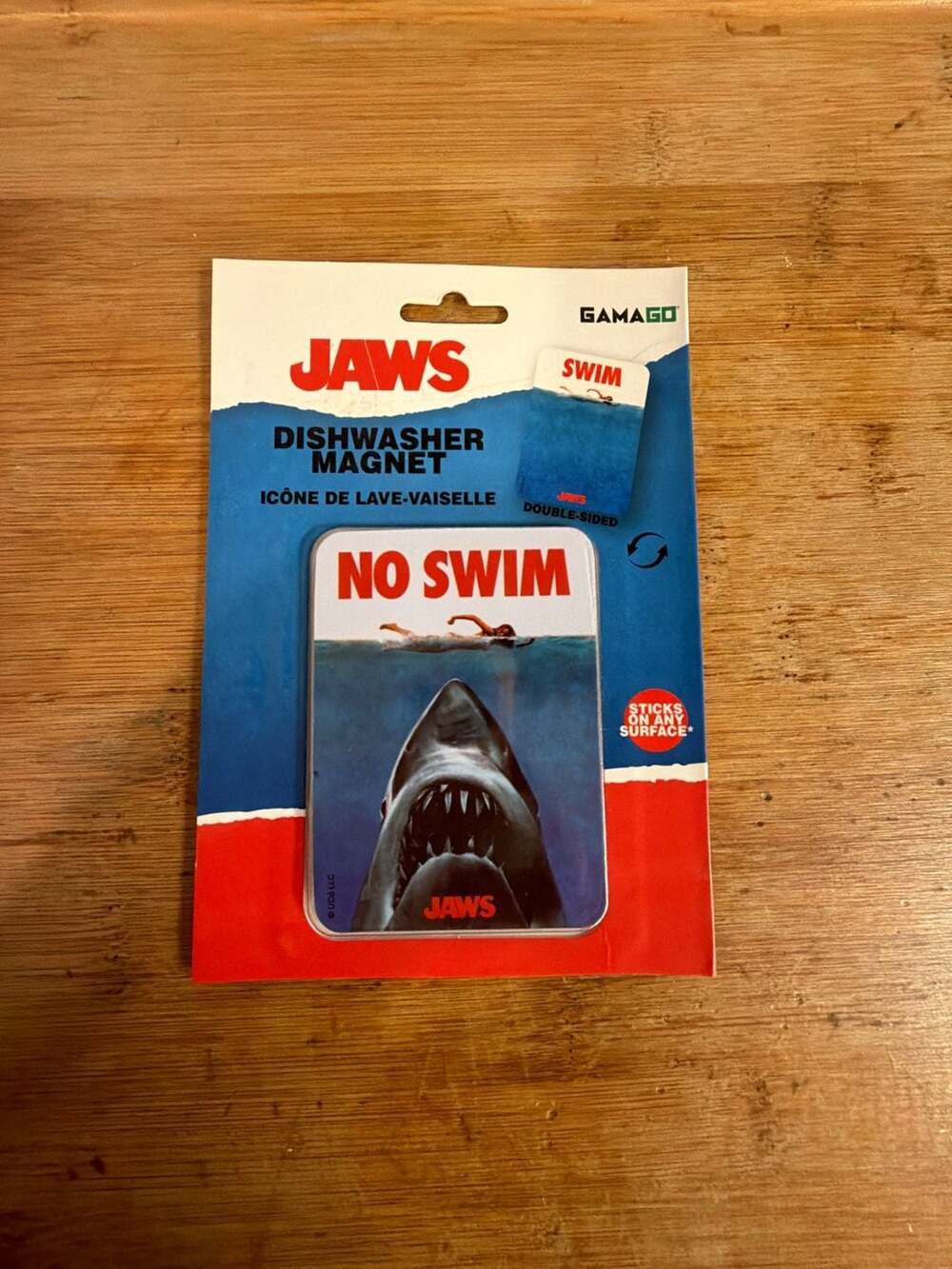 Gamago Jaws Dishwasher Magnet Clean Dirty Sign